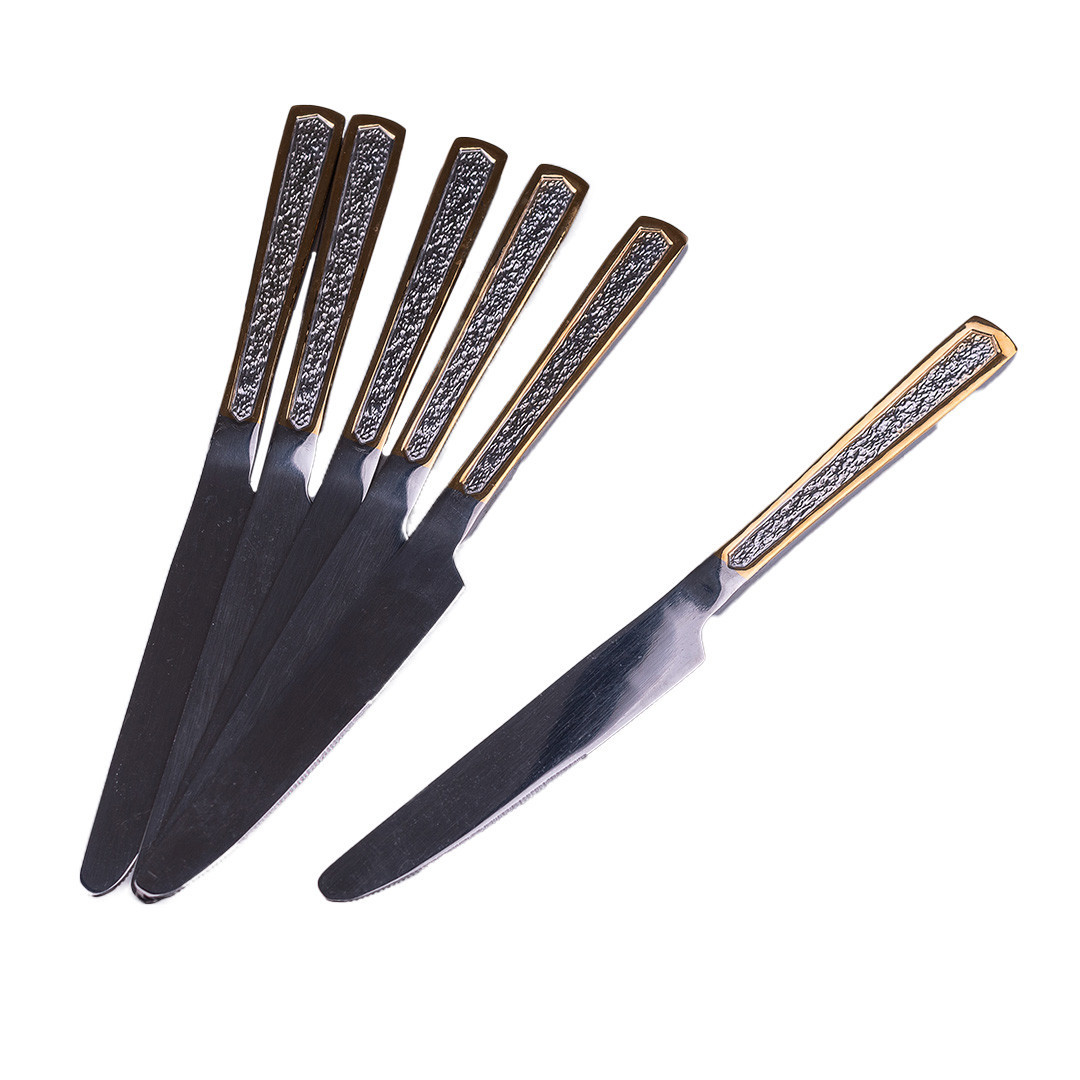 Набір столових ножів 6 шт нержавіюча сталь 23 см