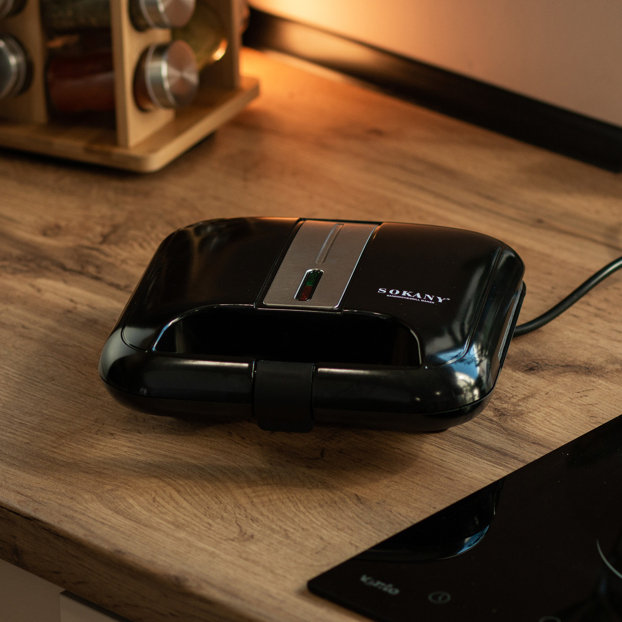 Електрична горышниця Sokany 750 Вт з антипригарним покриттям