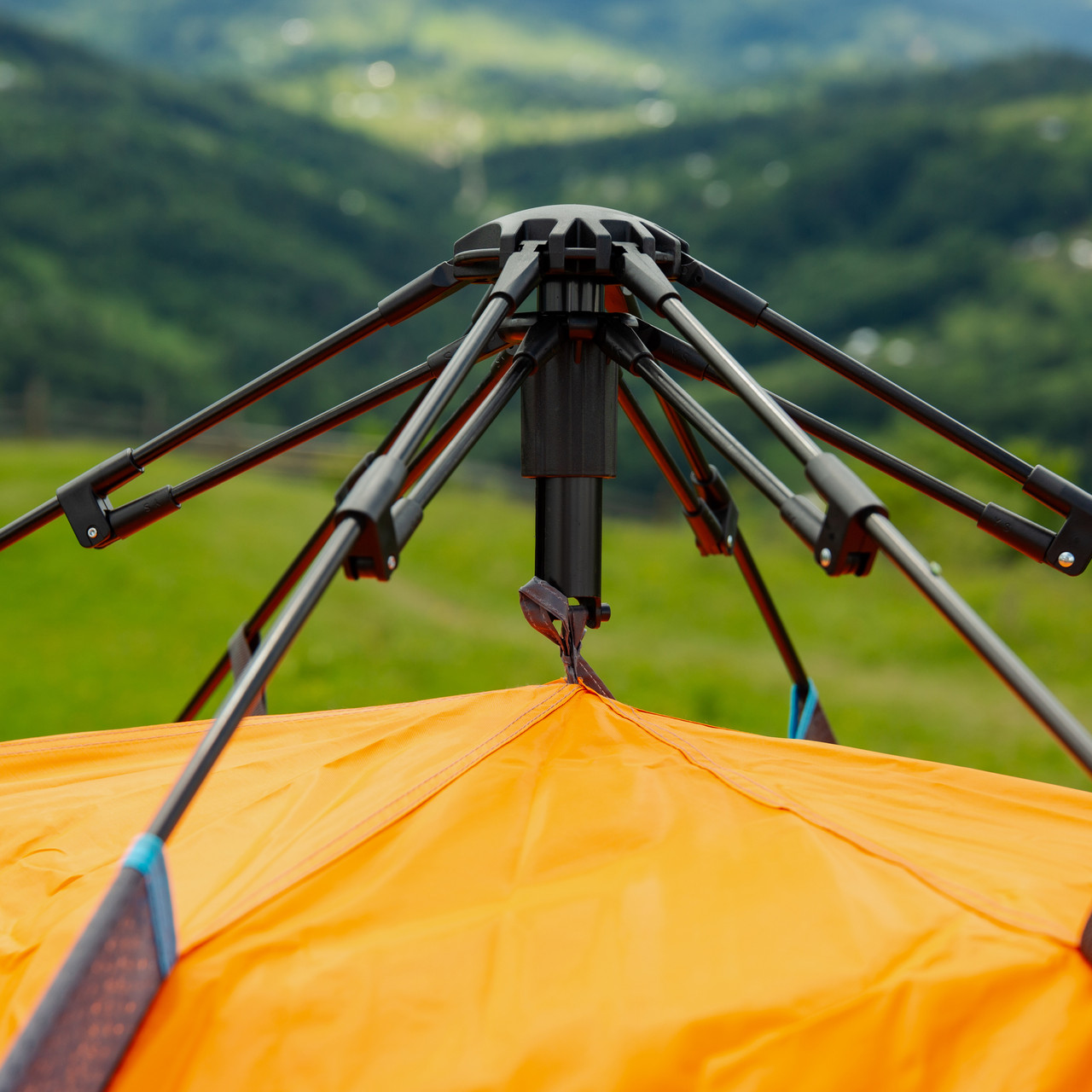 Намет автоматичний двомісний 200*230*130 см водонепроникний помаранчева