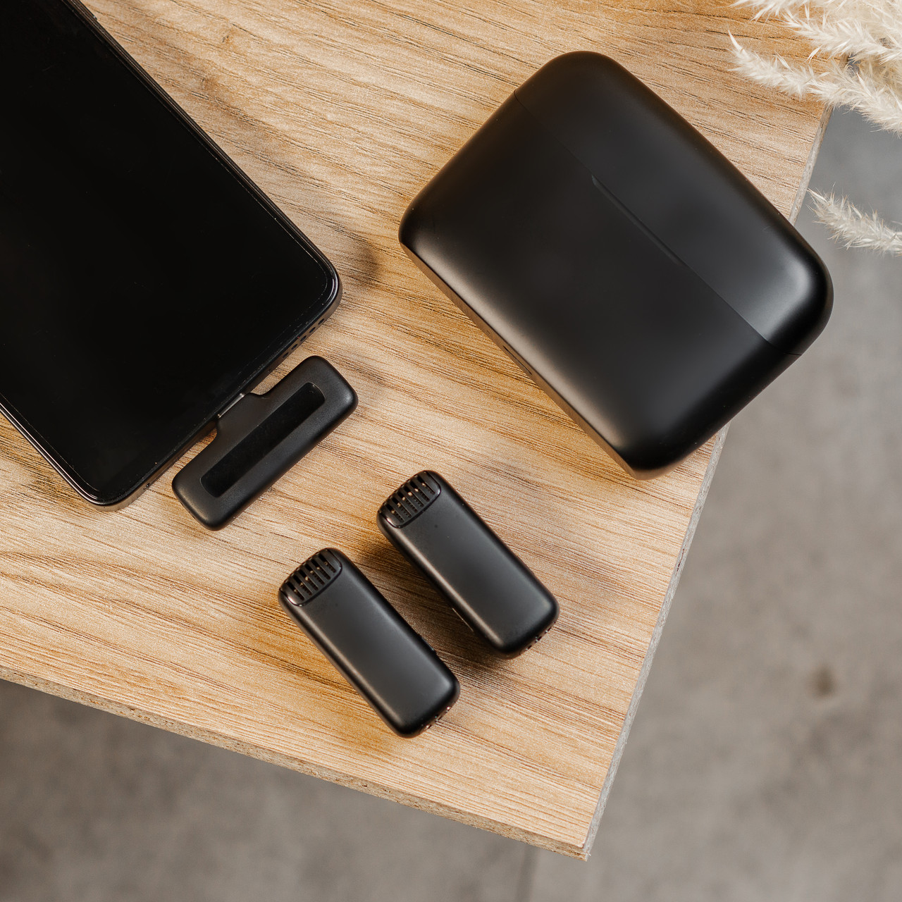 Петлічка для телефону бездротова набір 2 шт блютуз мікрофон петличний з шумом придушення