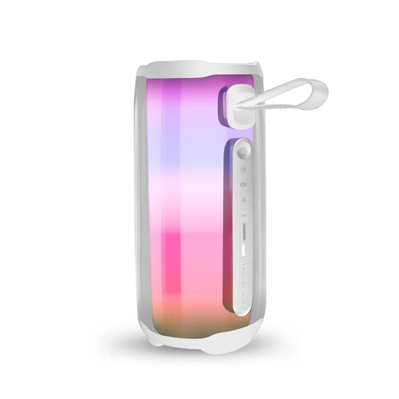 Портативна колонка 8 Вт с підсвічуванням і USB Білий