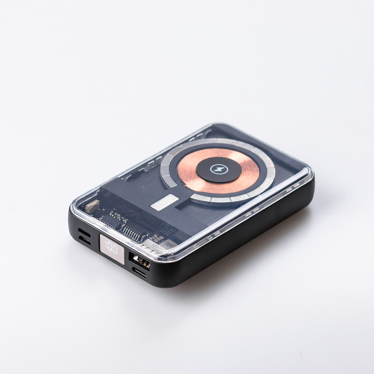 Повербанк з бездротовою зарядкою 10000mah 3 шнури в комплекті