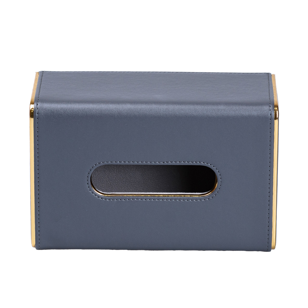 Серветка на стіл з еко-шкіри 21 х 13.5 х 9.5 см Сірий