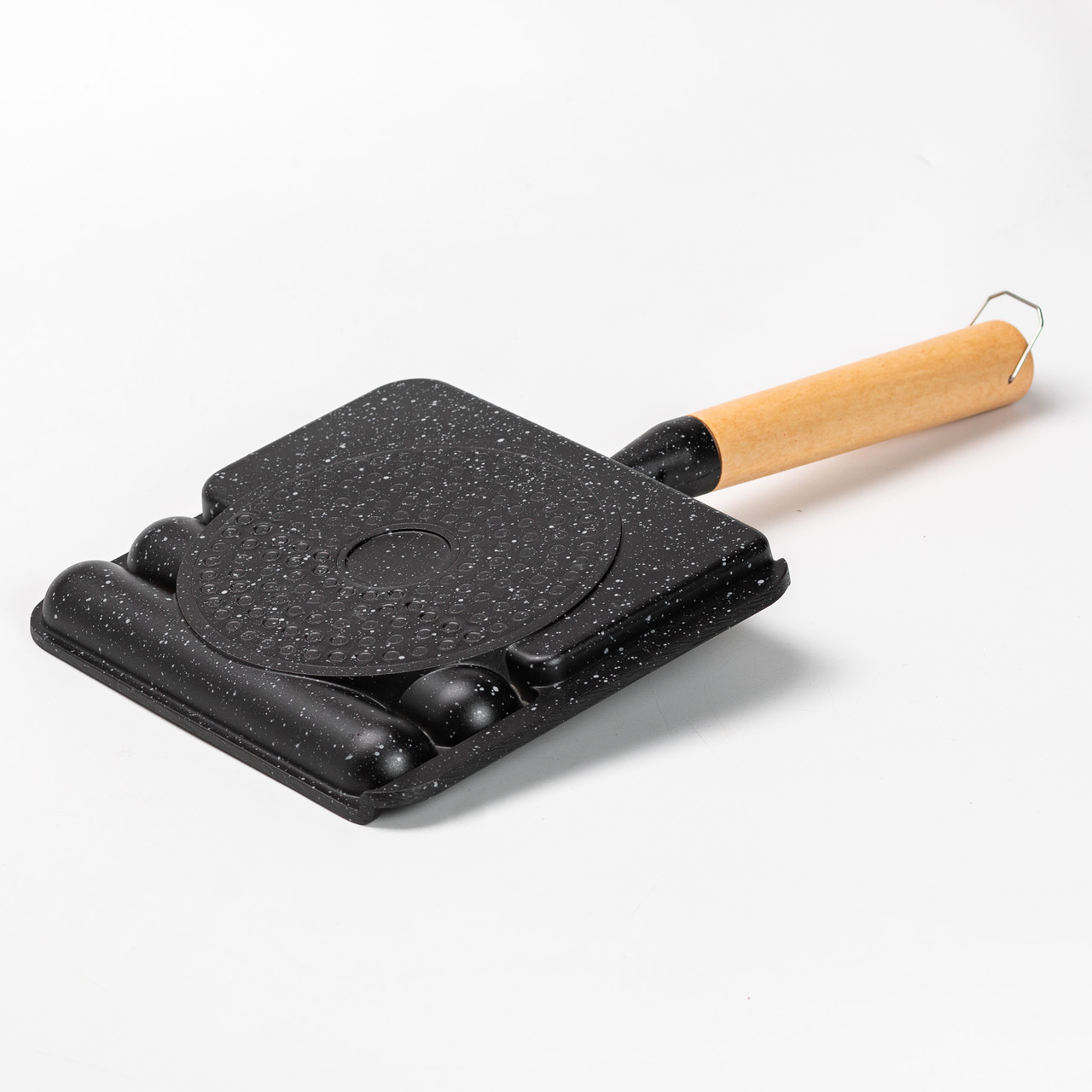 Сковорода прямокутна на 3 секції з антипригарним покриттям чорна