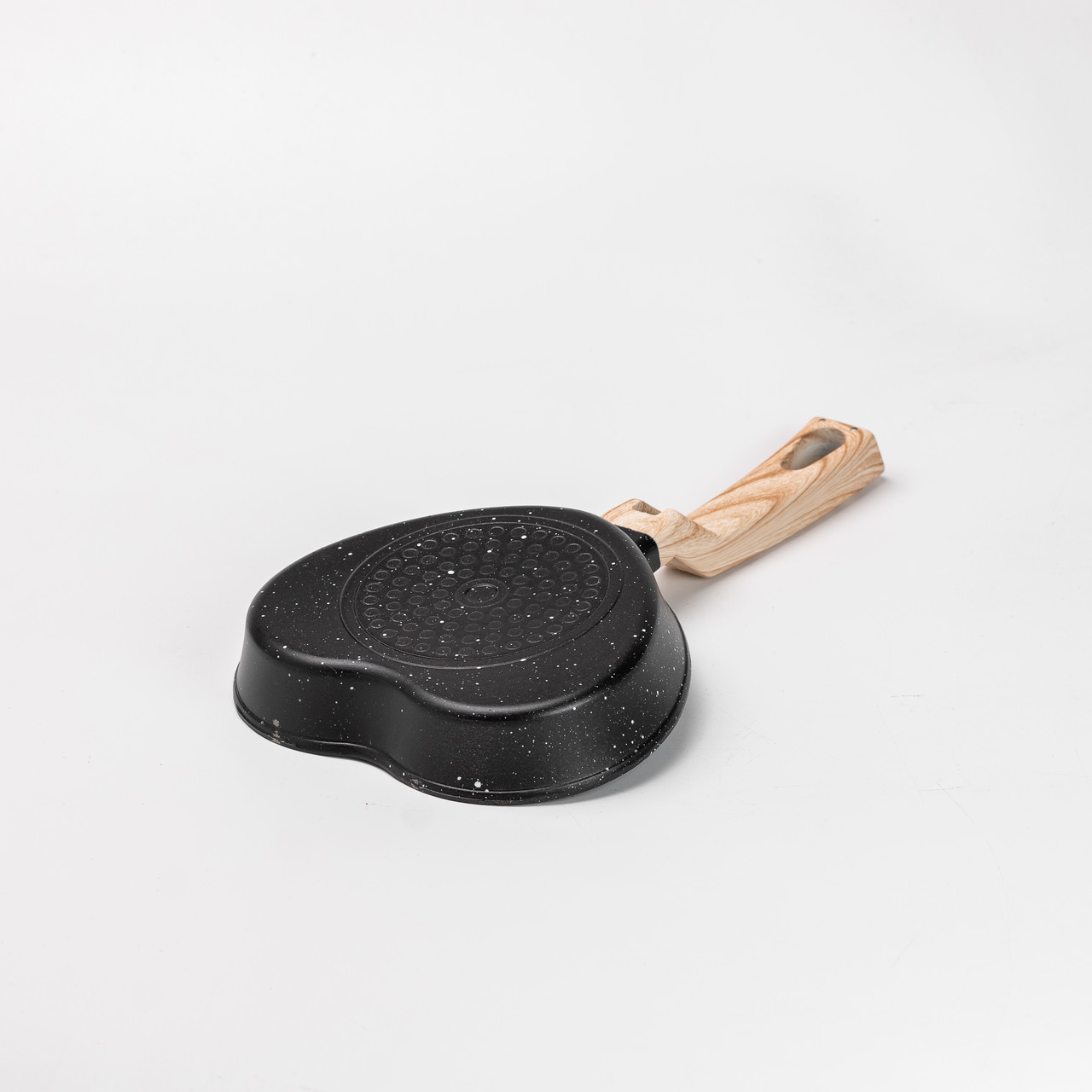 Сковорода у вигляді серця з антипригарним покриттям 400 мл чорна