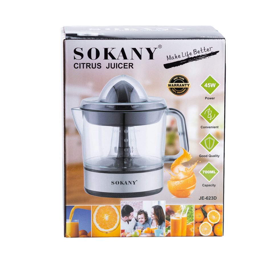 Соковижималка для цитрусових Sokany JE-623D 700ml