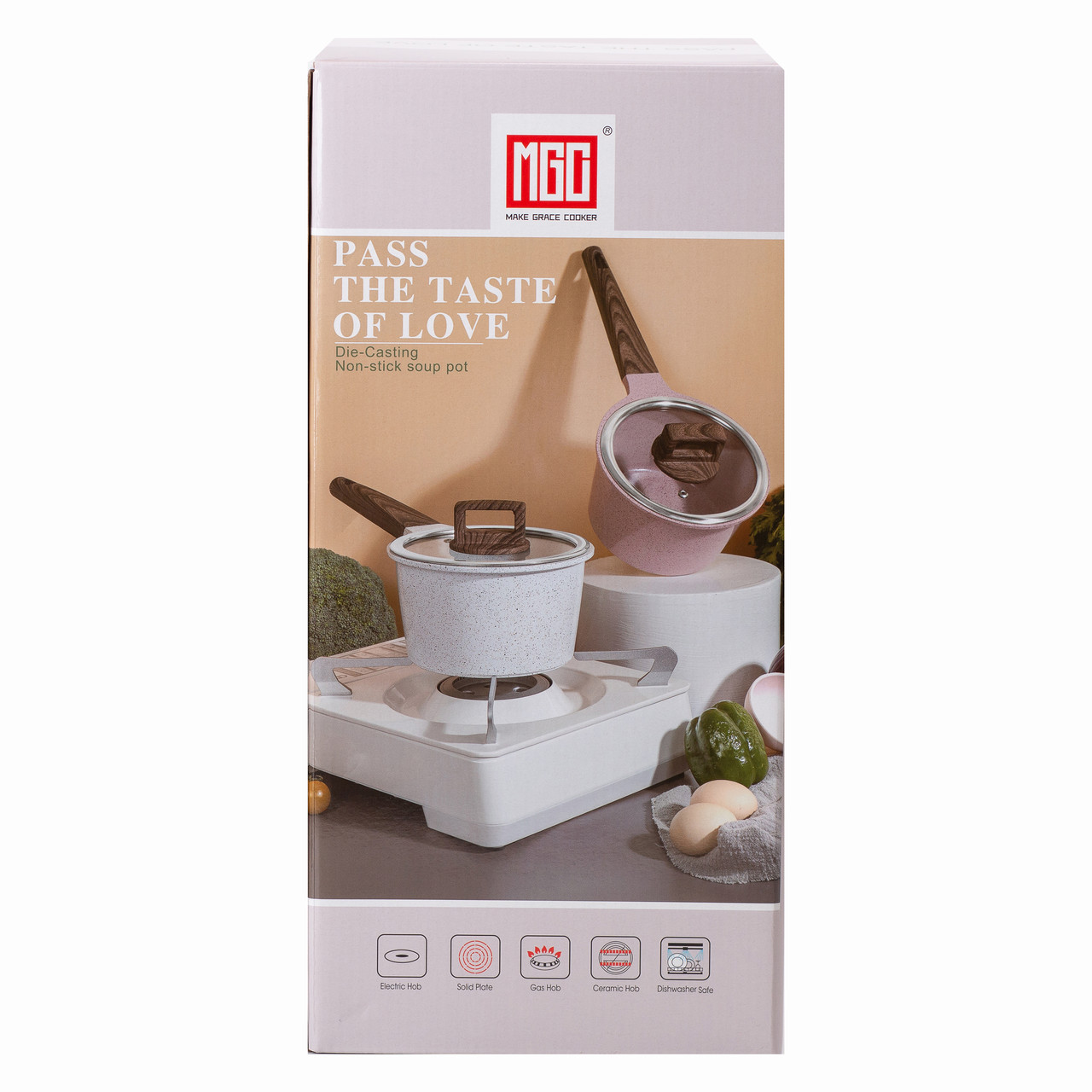 Сотейник з антипригарним покриттям 1,65 л з товстим дном Ø 16 см MGC