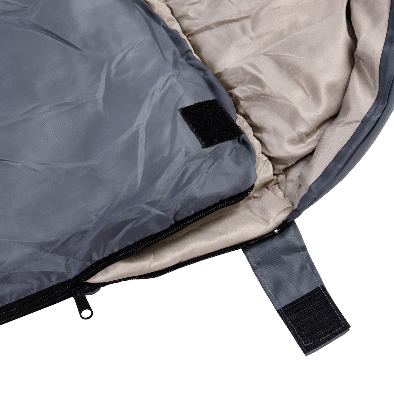 Спальний мішок водонепроникний з капюшоном, сірий