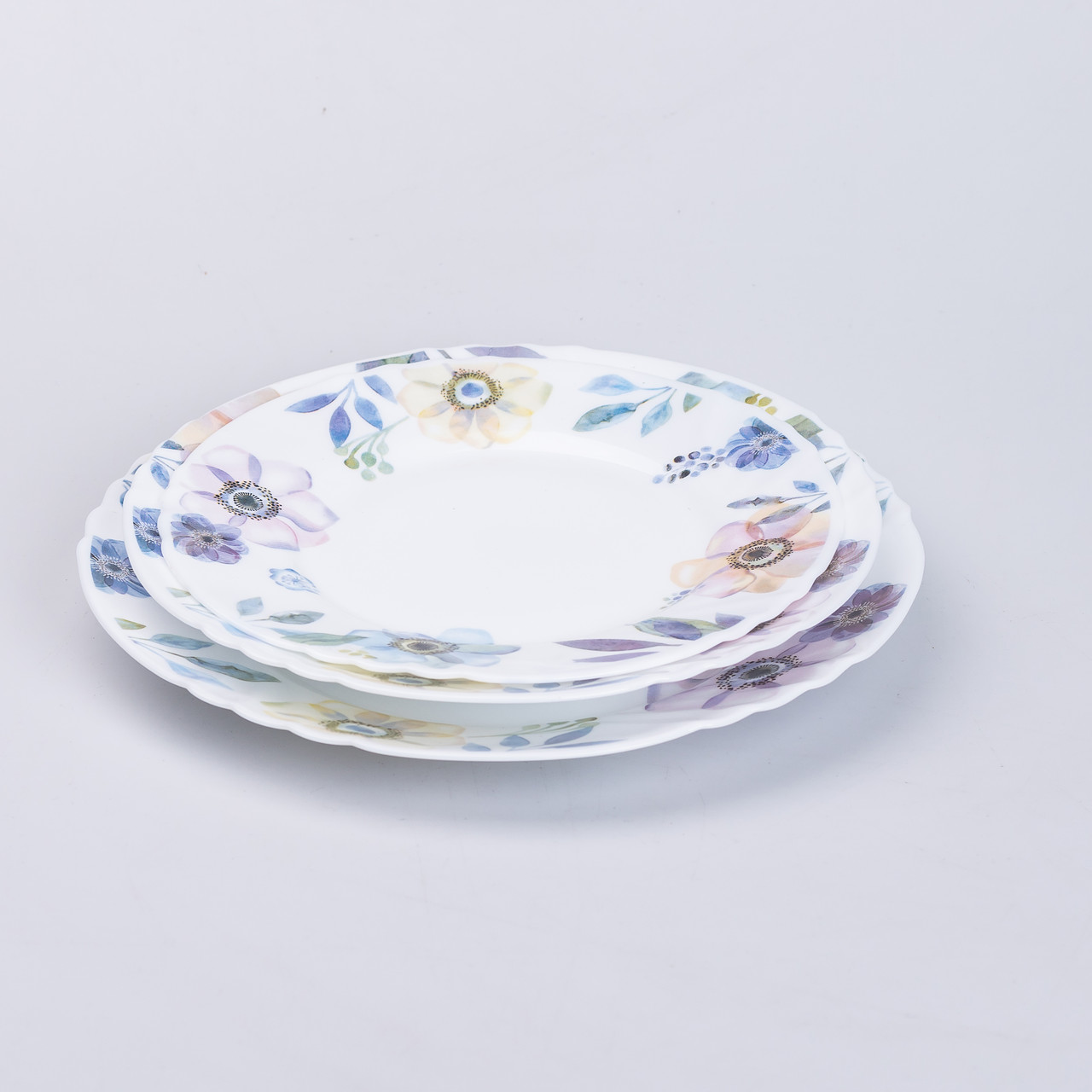 Столовий керамічний сервіз на 6 персон 18 предметів Білий