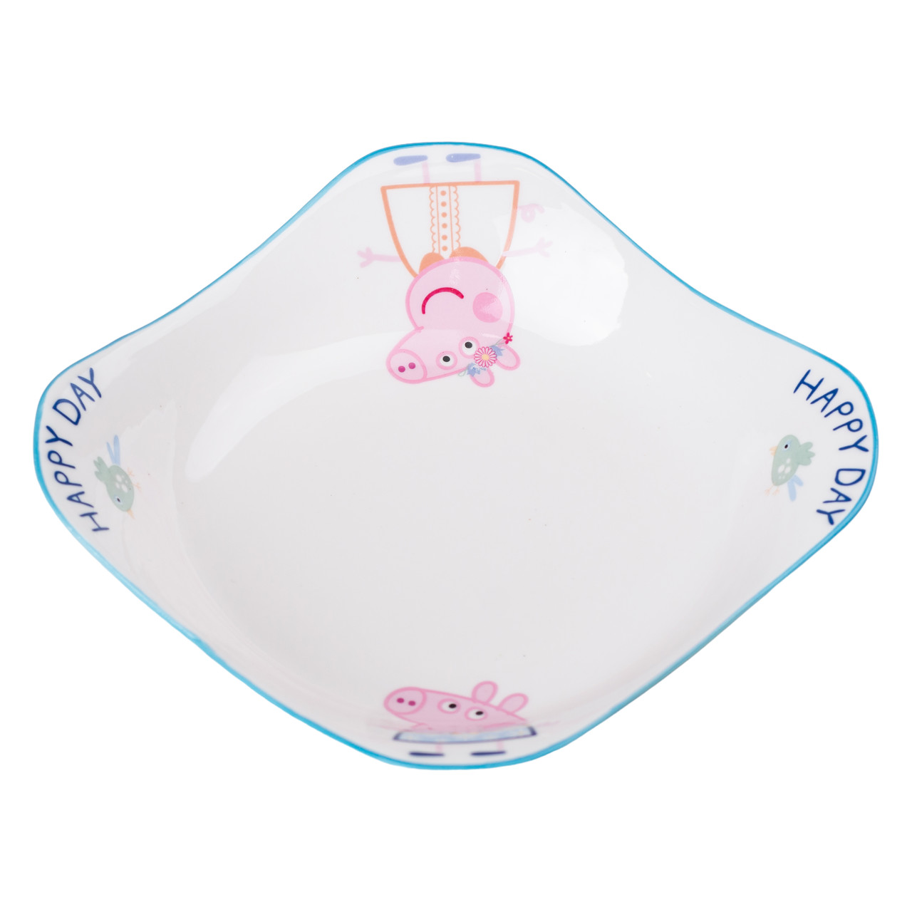 Керамічна, глибока тарілка для дітей, 350 мл.