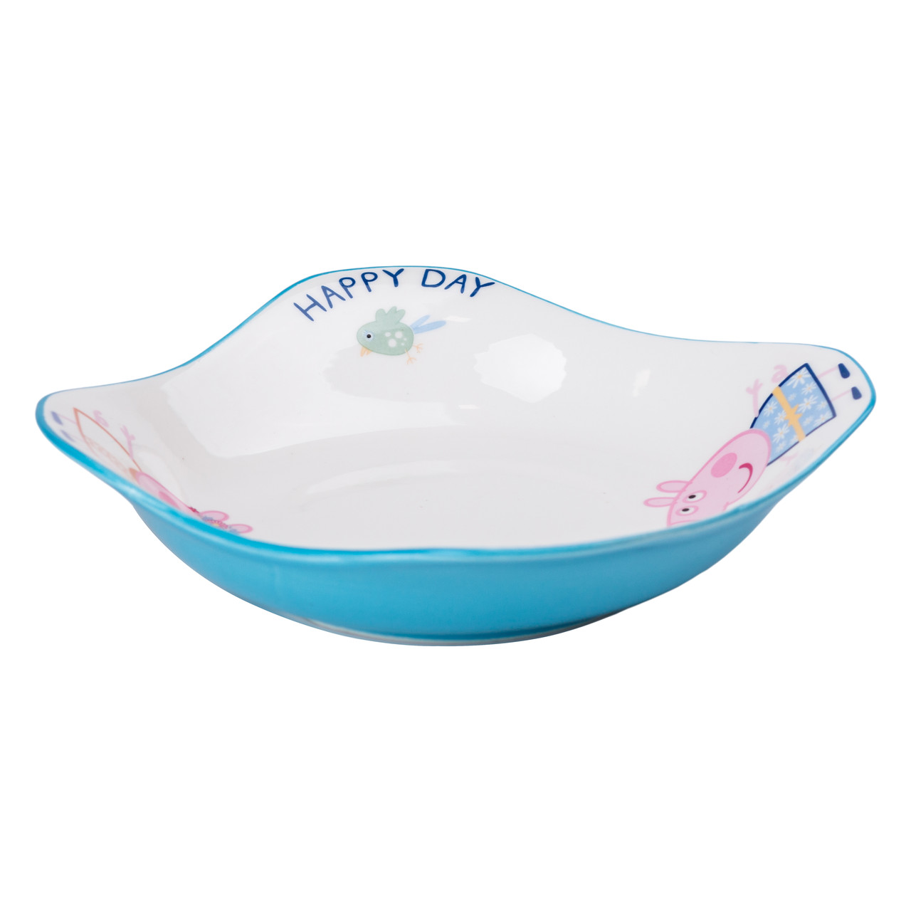 Керамічна, глибока тарілка для дітей, 350 мл.