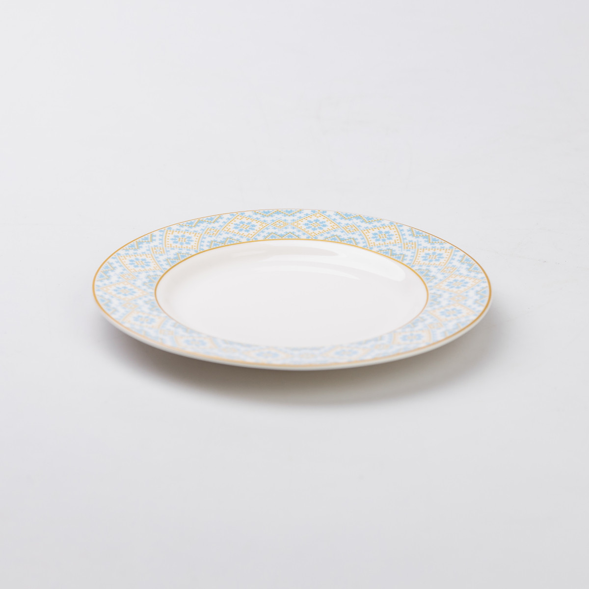 Тарілка десертна керамічна 19 см з орнаментом