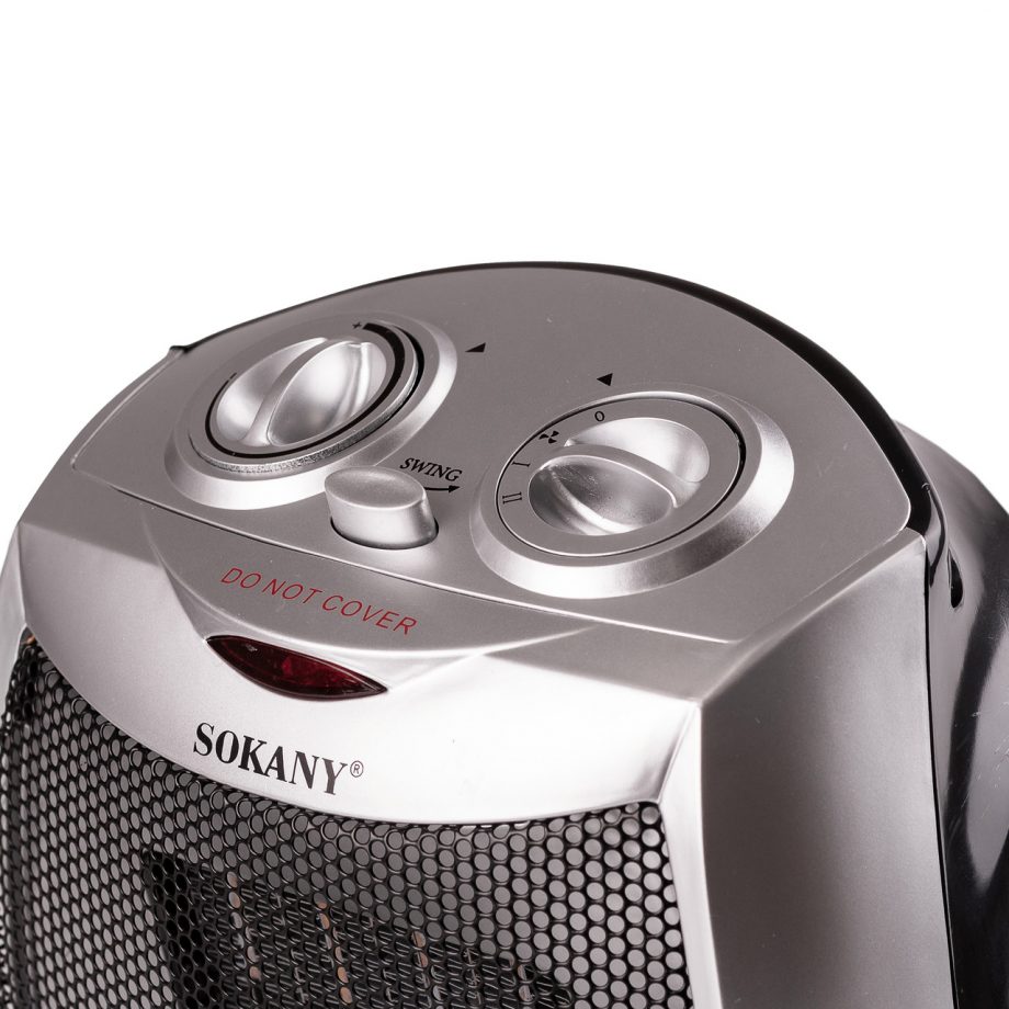 Тепловентилятор Sokany SK1653 з поворотним механызмом 2000W