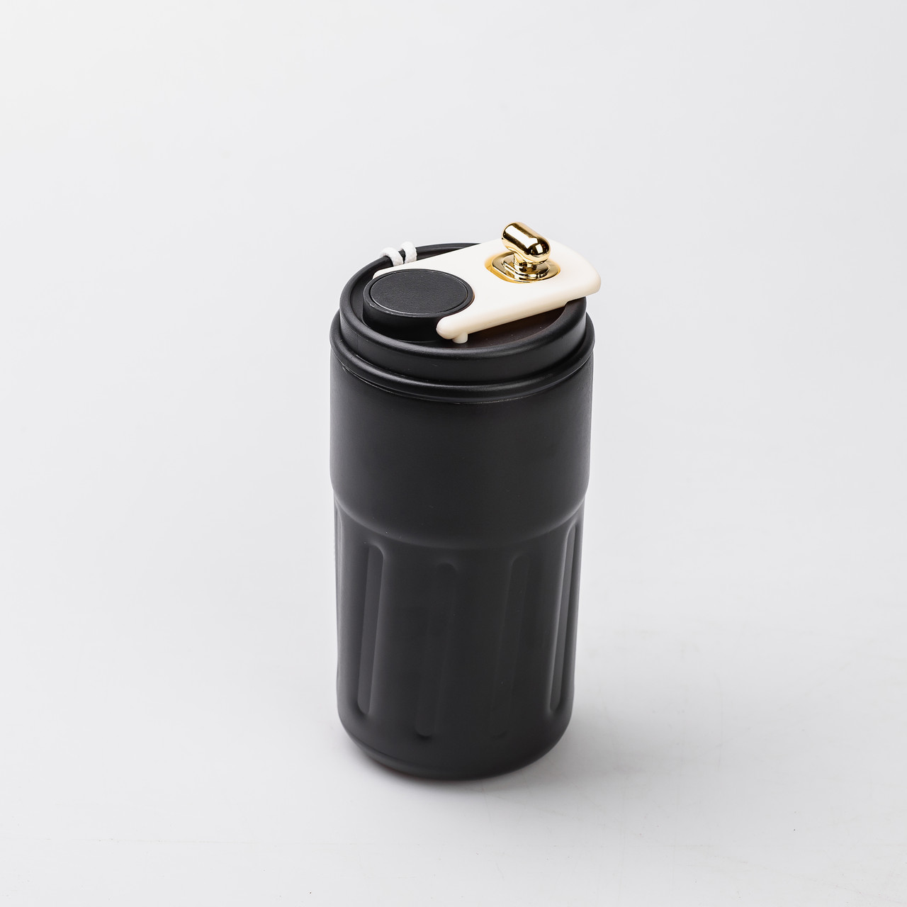 Термочашка Coffee з датчиком температури 500 мл чорна