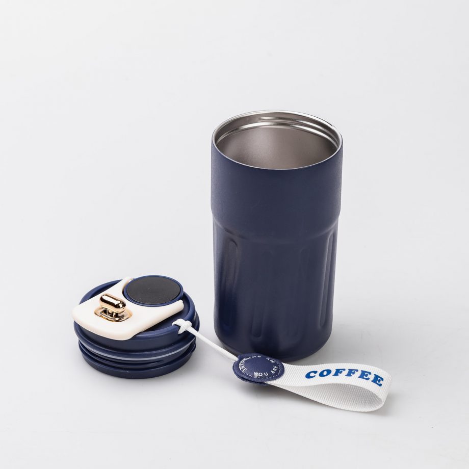 Термочашка Coffee з датчиком температури 500 мл синя