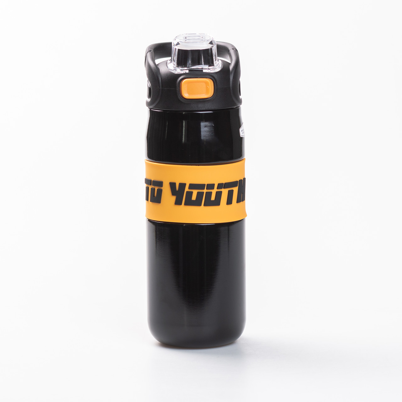 Термос спортивний з мундштуком 680 мл чорний