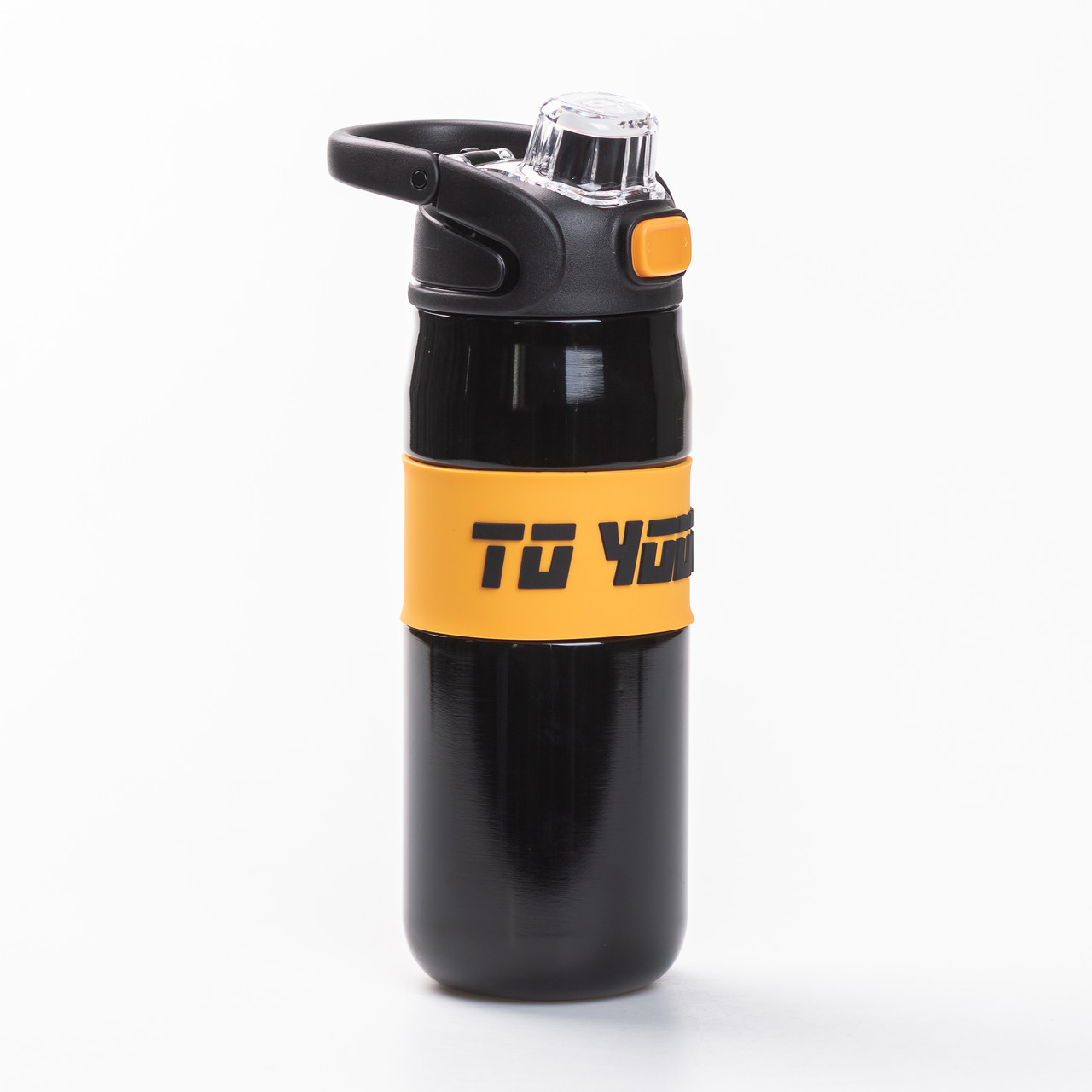 Термос спортивний з мундштуком 680 мл чорний