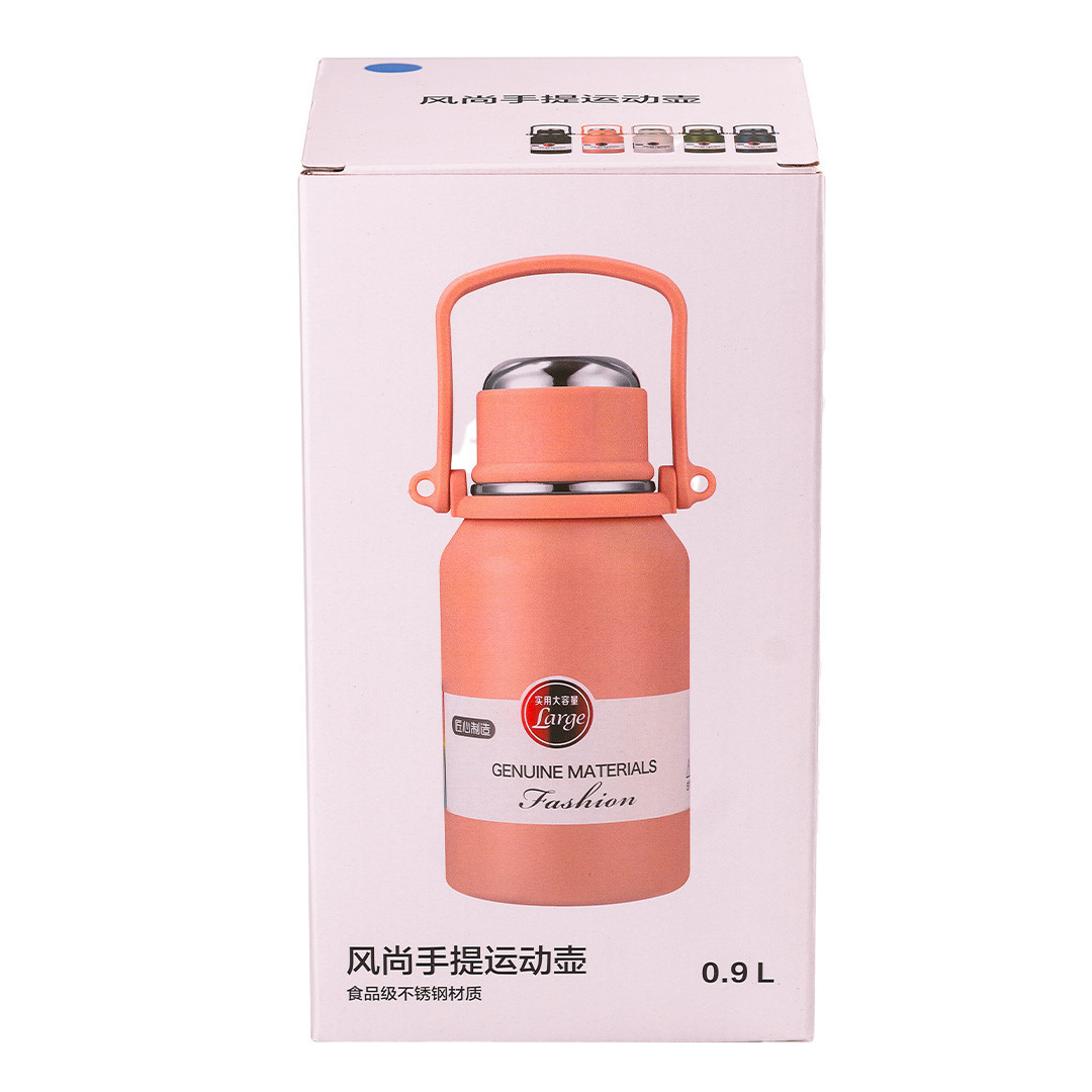 Термос з нержавіючої сталі 900 мл Рожевий