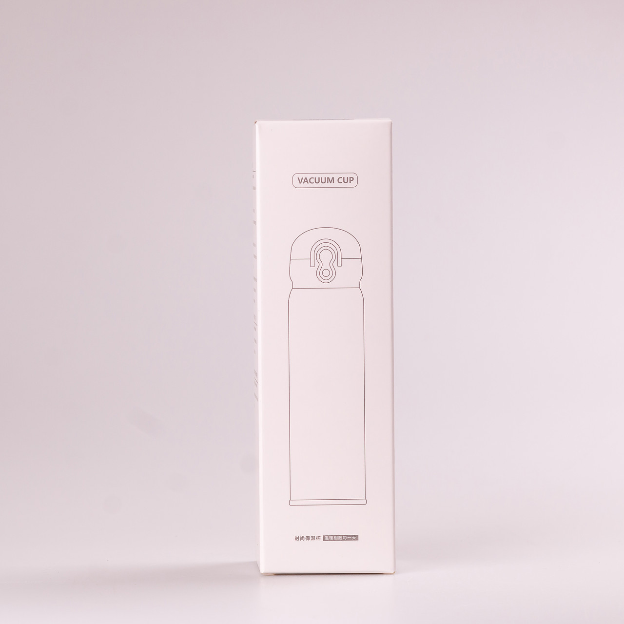 Термос із поїлкою з нержавійки 350 мл Пудровий