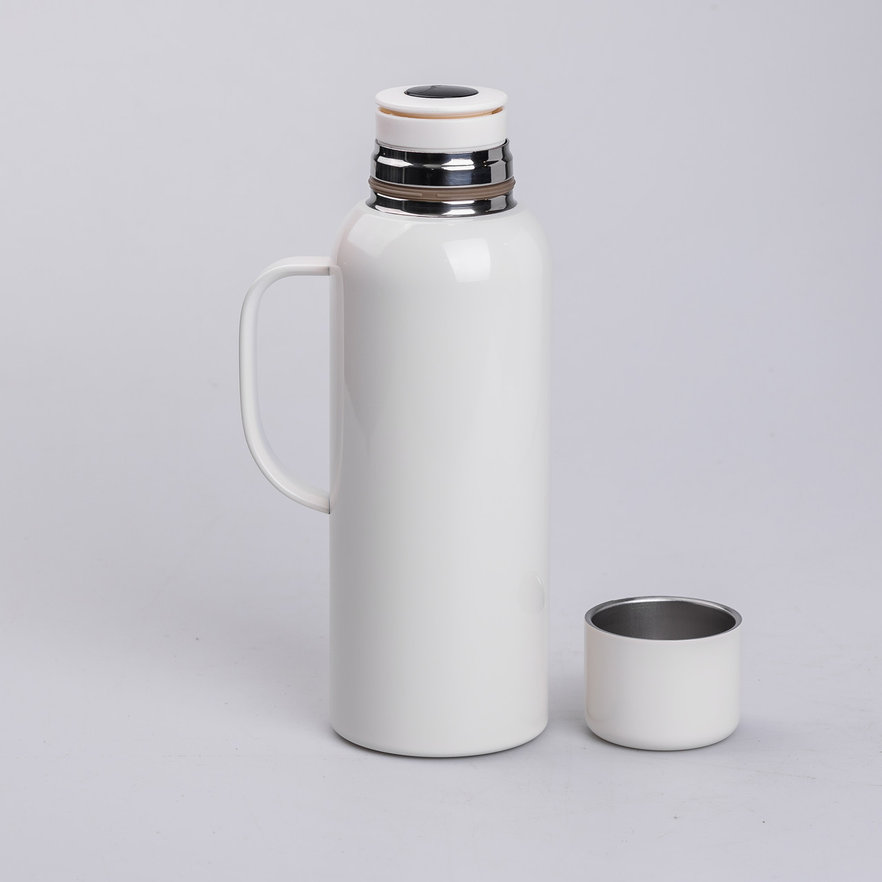 Термос Vacuum з датчиком температури на 820 мл білий