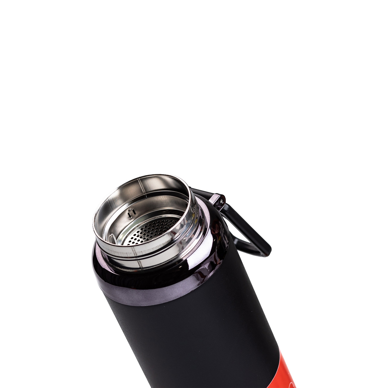 Термос з індикатором температури та широким горлом 1л чорний