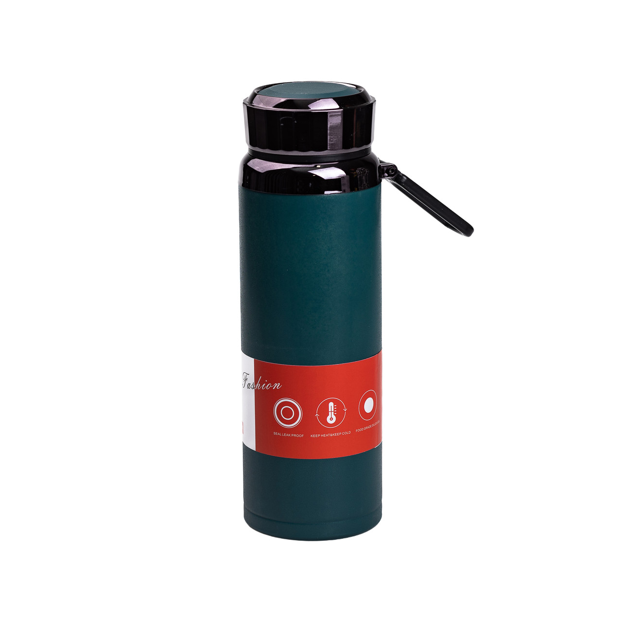 Термос з індикатором температури та широким горлом 1л зелений