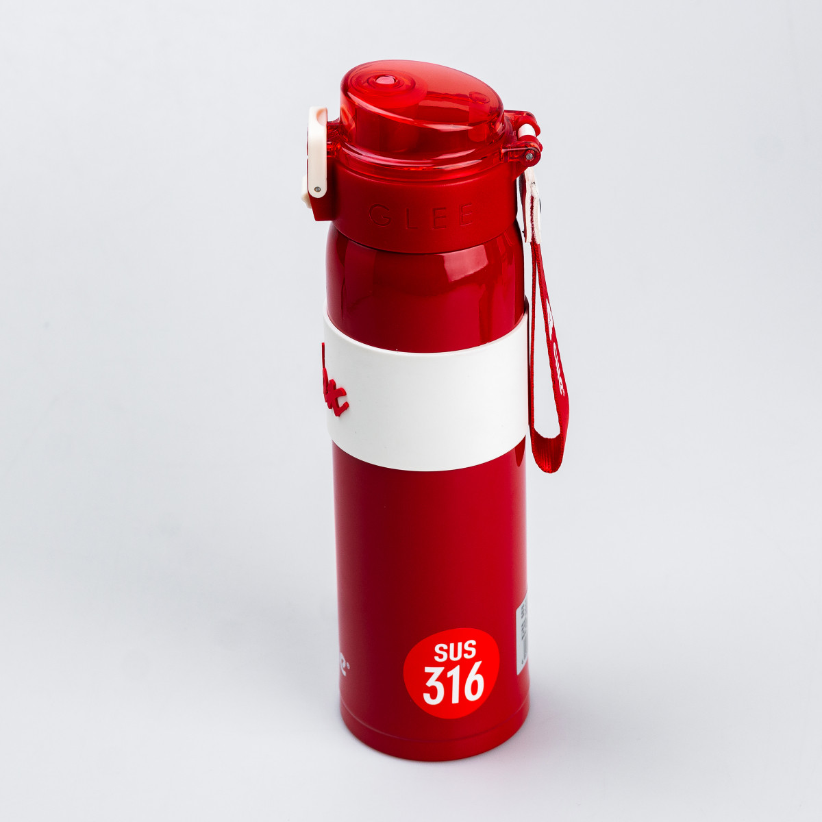 Термос Relax з поїлкою з металевою колбою 520 мл Червоний