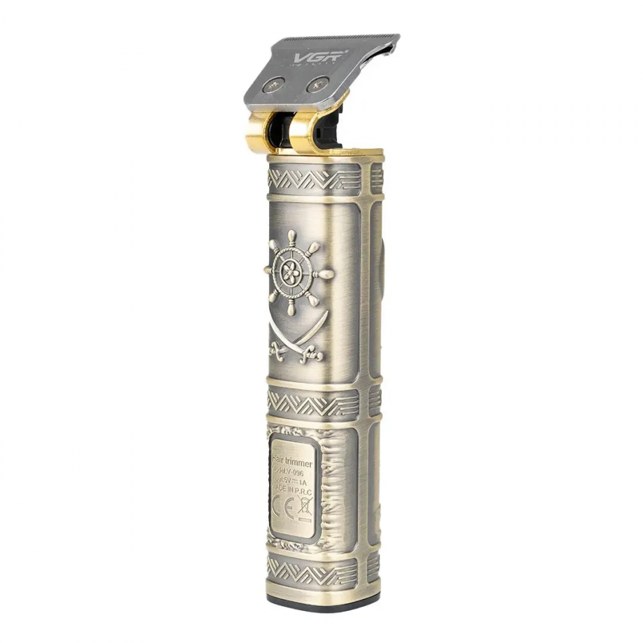 Тример VGR V-096 з насадками та USB, золото