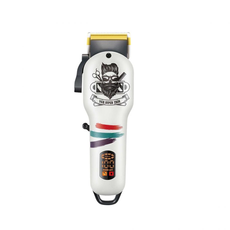 Акумуляторний триммер VGR Professional з LED-дисплеєм та USB зарядкою