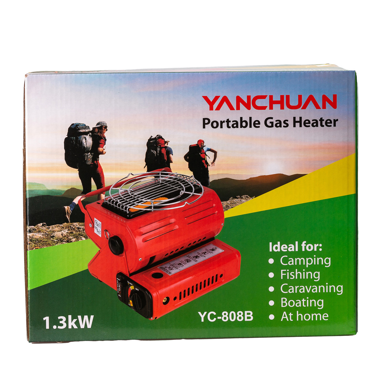 Газовий обігрівач 1300 Вт портативний 30×28 см