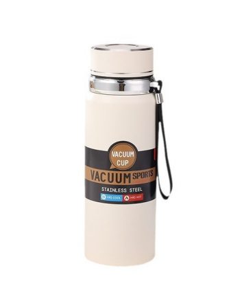 Термос Vacuum Sportsна з датчиком температури 1 л білий