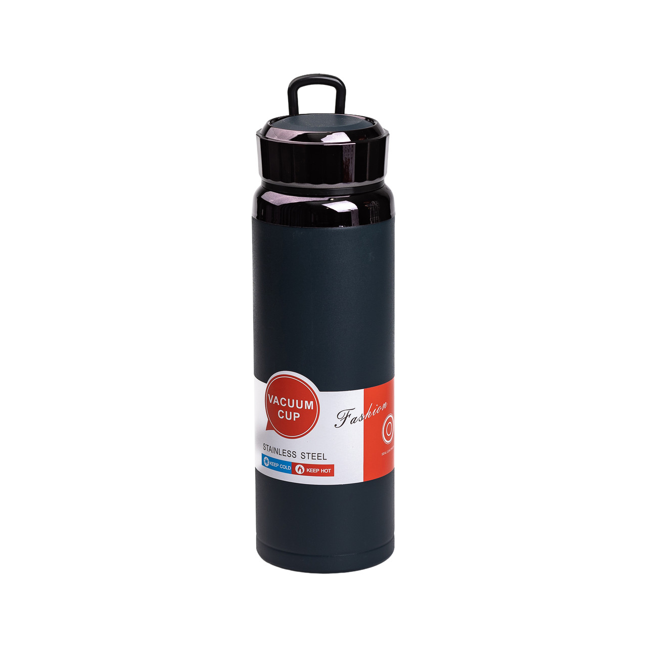 Термос з індикатором температури та широким горлом 1л синій