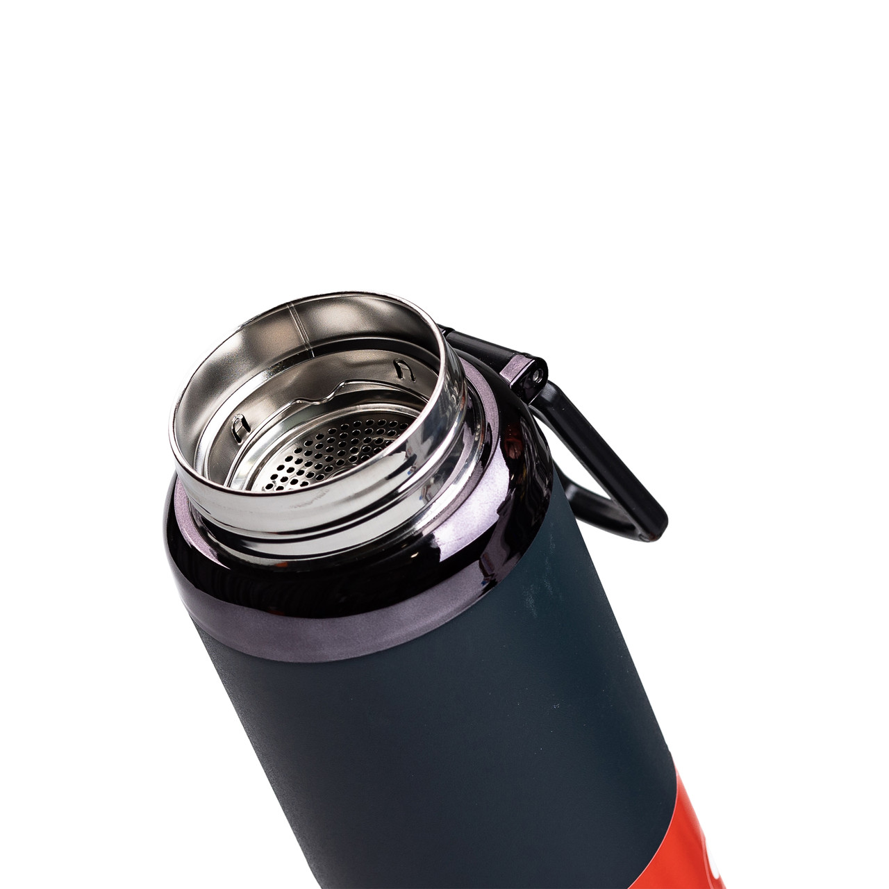 Термос з індикатором температури та широким горлом 1л синій