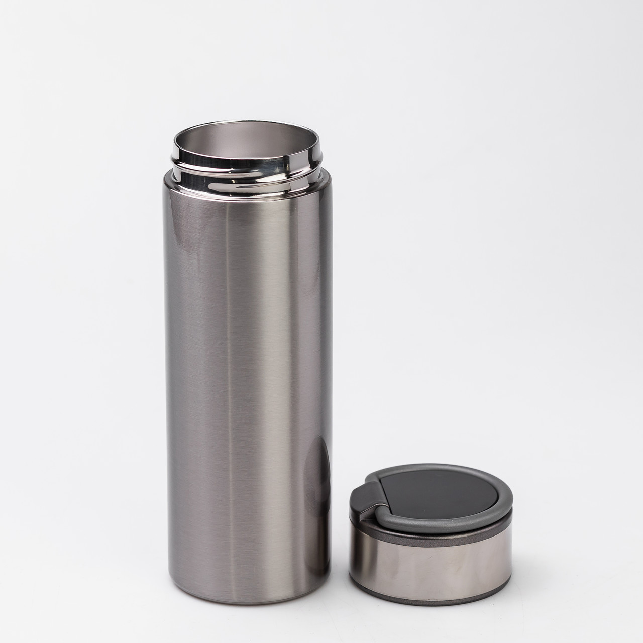 Термос із датчиком температури 530 мл Хром