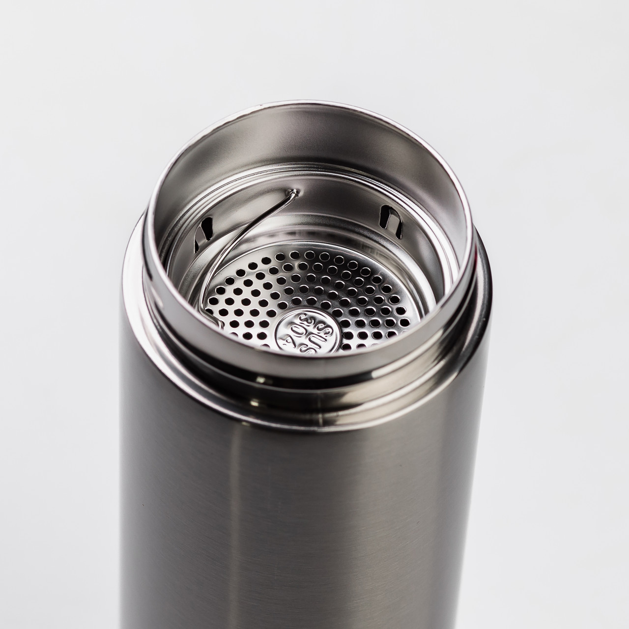 Термос із датчиком температури 530 мл Хром