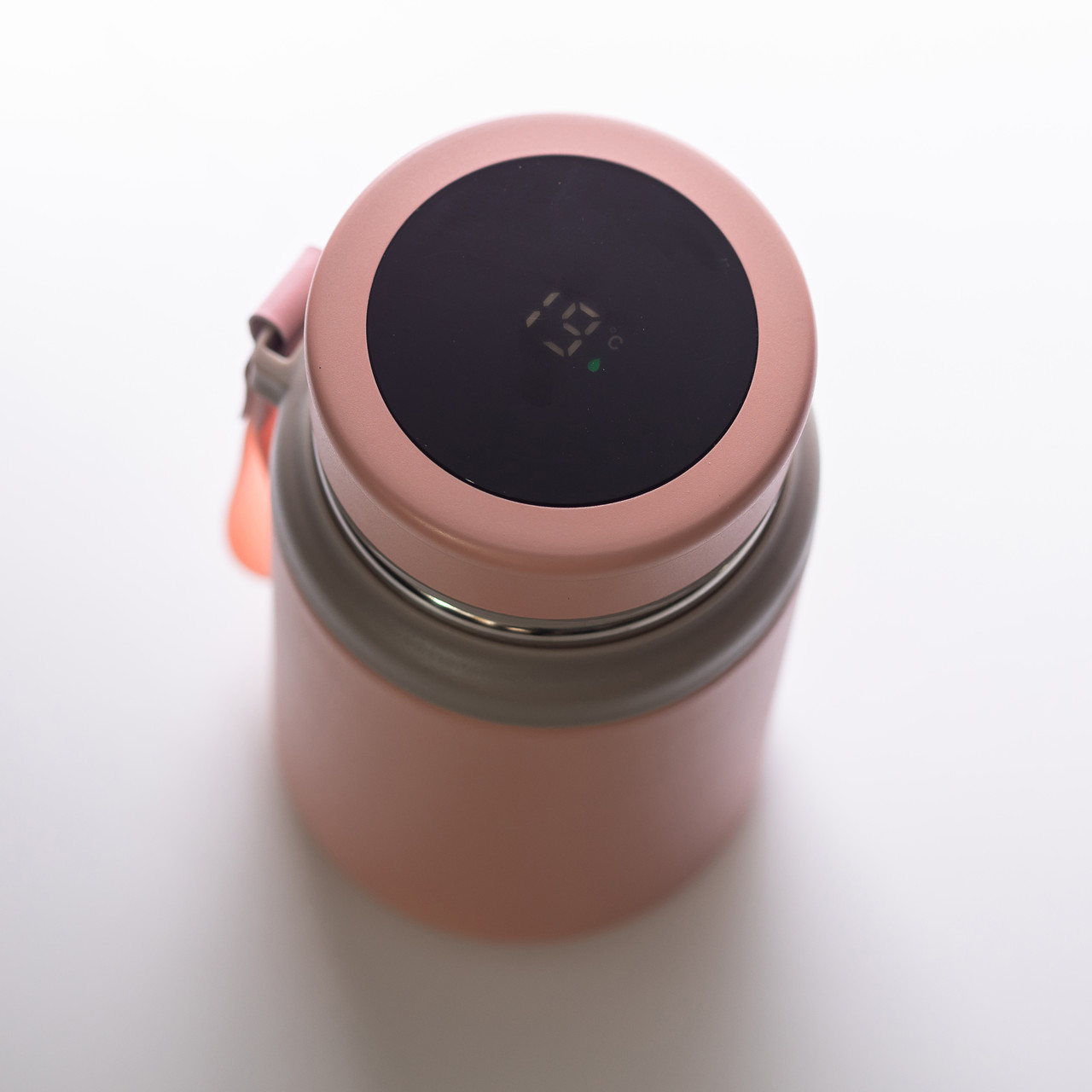 Термос Fashionна з датчиком температури 700 мл Рожевий