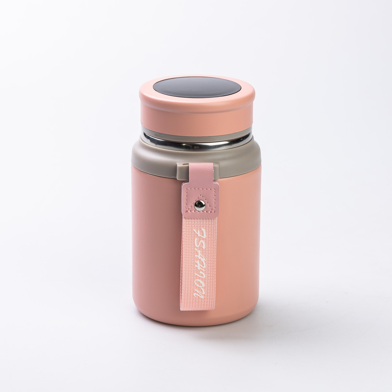 Термос Fashionна з датчиком температури 700 мл Рожевий