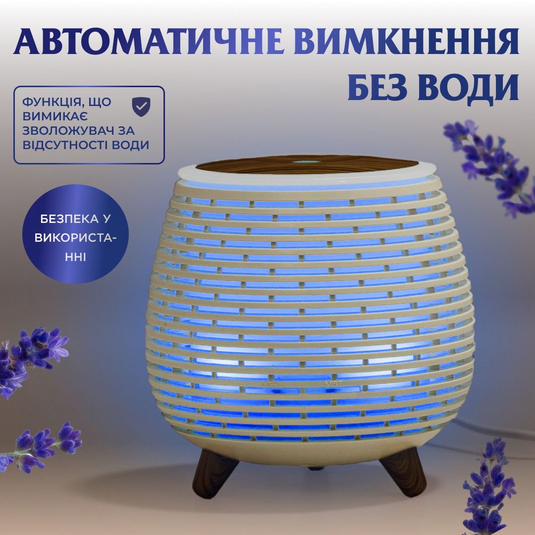 Зволожувач повітря Holdmay Aroma Diffuser 140ml Білий
