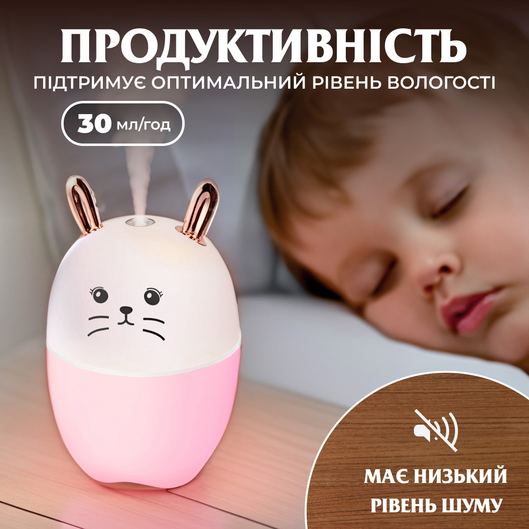 Зволожувач повітря MengChong H2O Humidifier Білий