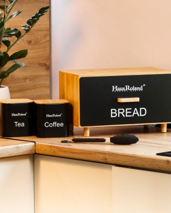 Кухонний набір для зберігання продуктів, чорний.
