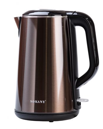 Електрочайник Sokany SK2203 2.2 л коричневий