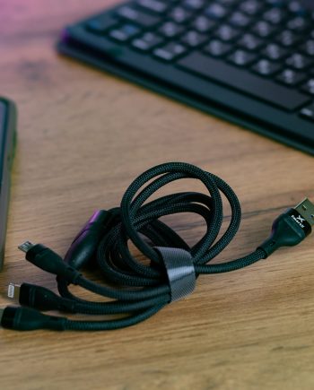 Кабель для зарядження 3-in-1 microUSB/Type-C//Lightning