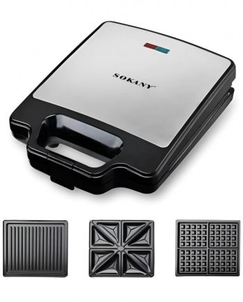 Мультипекар Sokany SKBBQ852 з насадками 1400 Вт