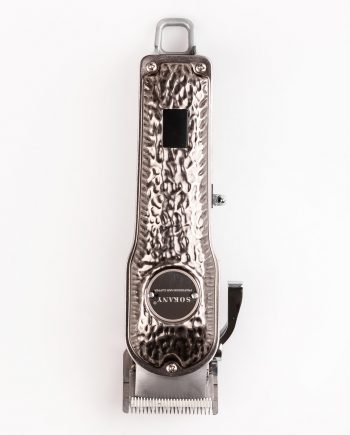Машинка для стрижки Sokany SK-LF-9976 акумуляторна з 4 насадками та USB срібло