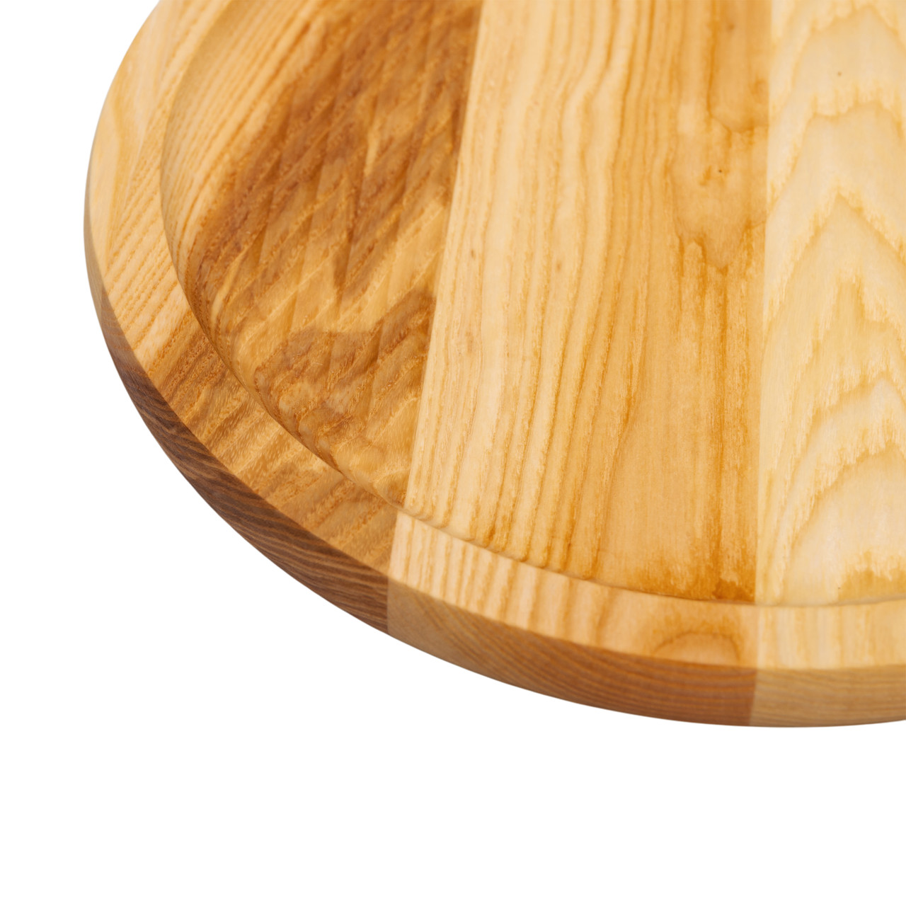 Кругла дошка для сервірування 30 см для подачі, ясен