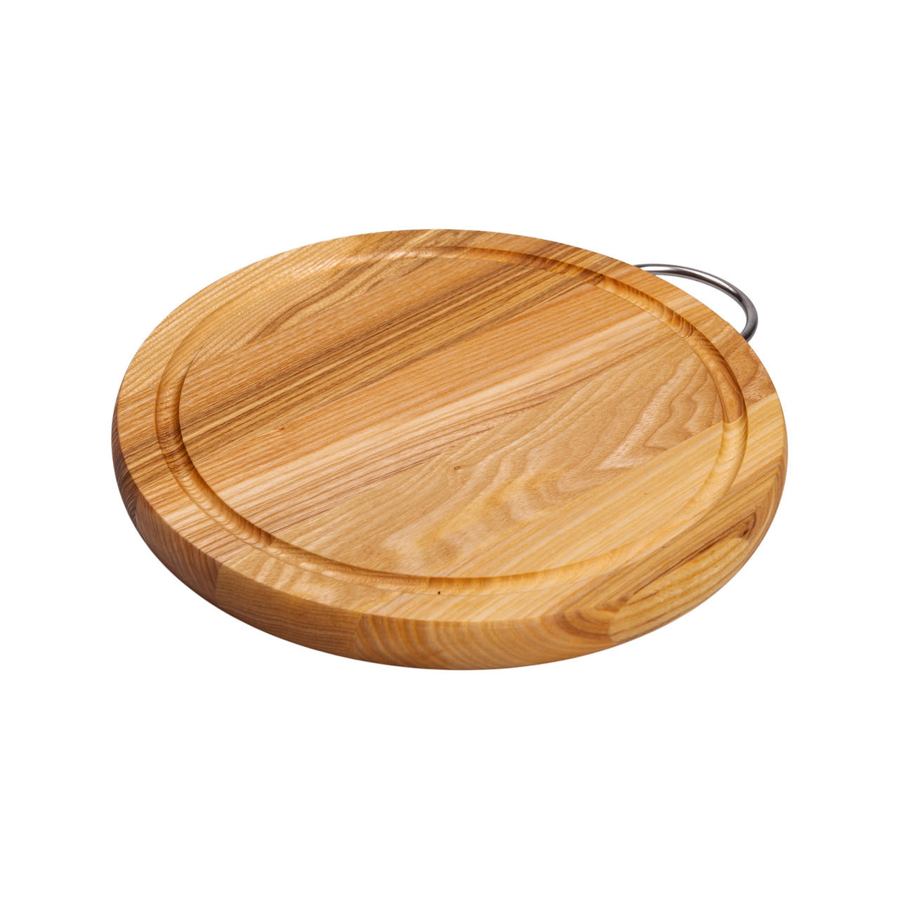 Обробна дерев'яна дошка кругла 25 см ясен