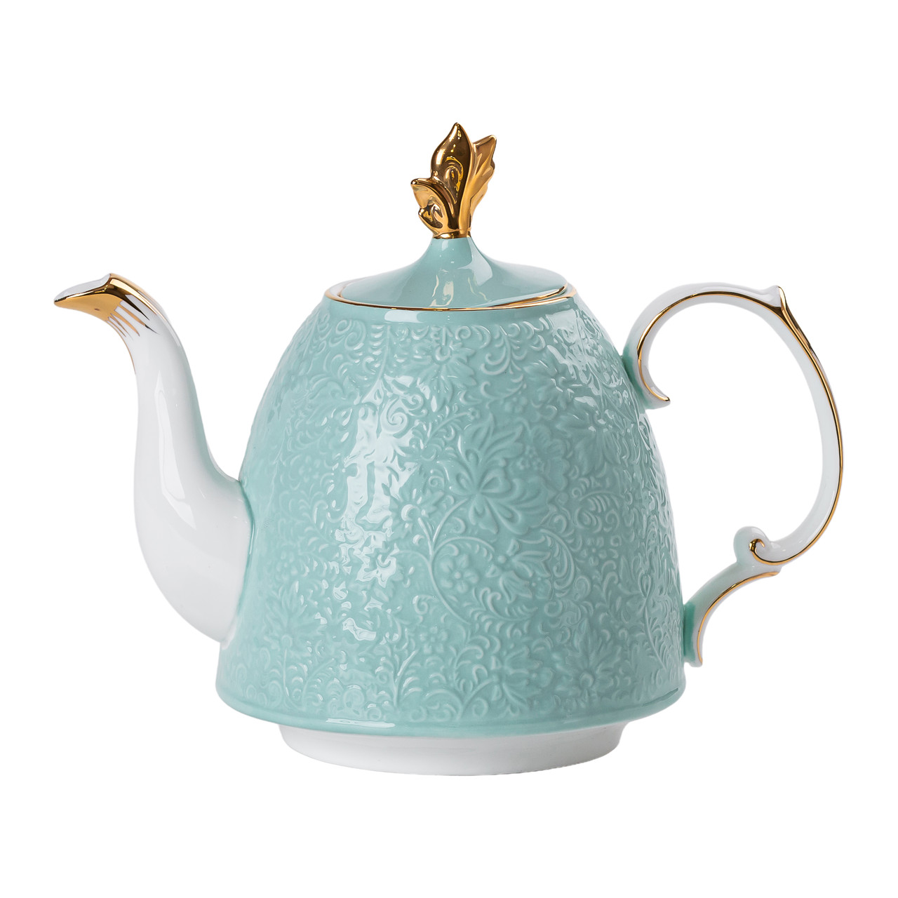 Чайний сервіз на 6 персон, бірюзовий