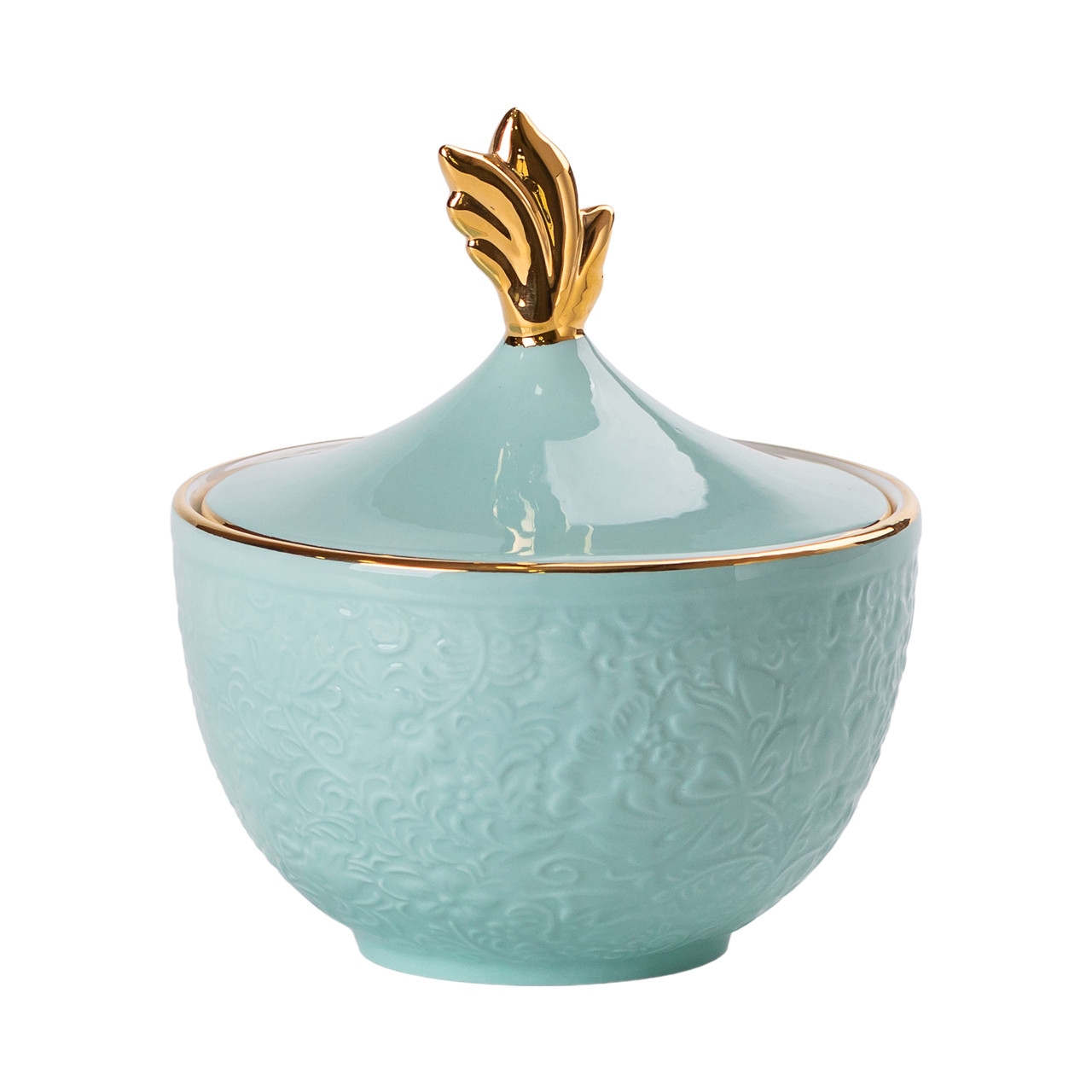 Чайний сервіз на 6 персон, бірюзовий