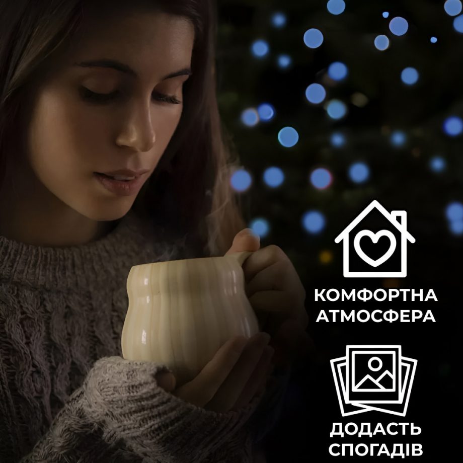 Гірлянда нитка 22 м на 218 LED лампочок світлодіодна чорний провід 8 режимів работи Синій
