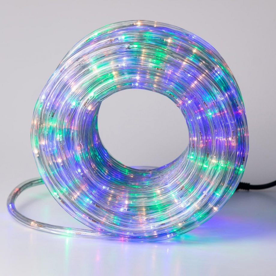 Гірлянда вулична стрічка світлодіодна Дюралайт 240 LED 7м морозостійка прозорий дріт